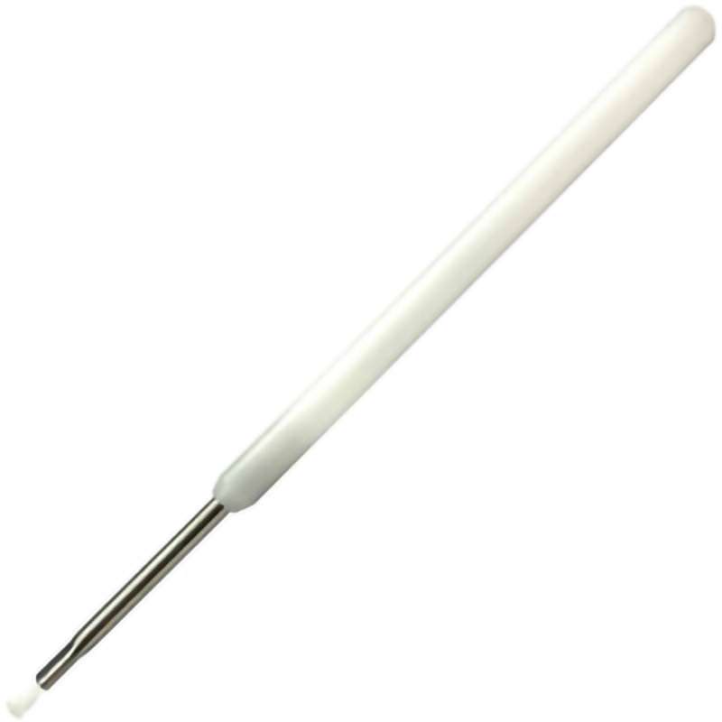 Cleanroom Brush, Insulative, Nylon/Acetal, 6" Handle